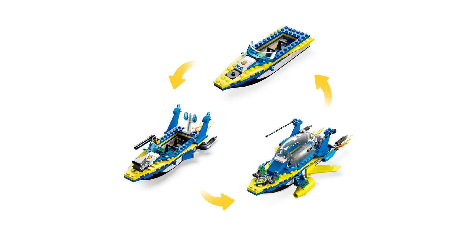 Lego *****Lego 60355 City - Les missions d'enquête de la police aquatique