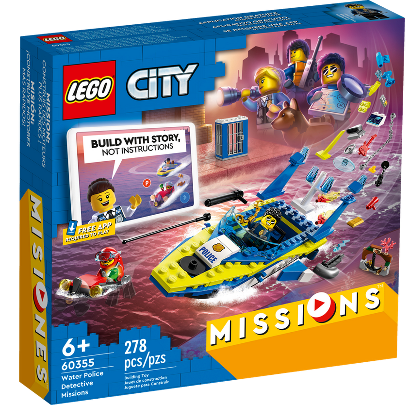 Lego Lego 60355 City - Les missions d'enquête de la police aquatique