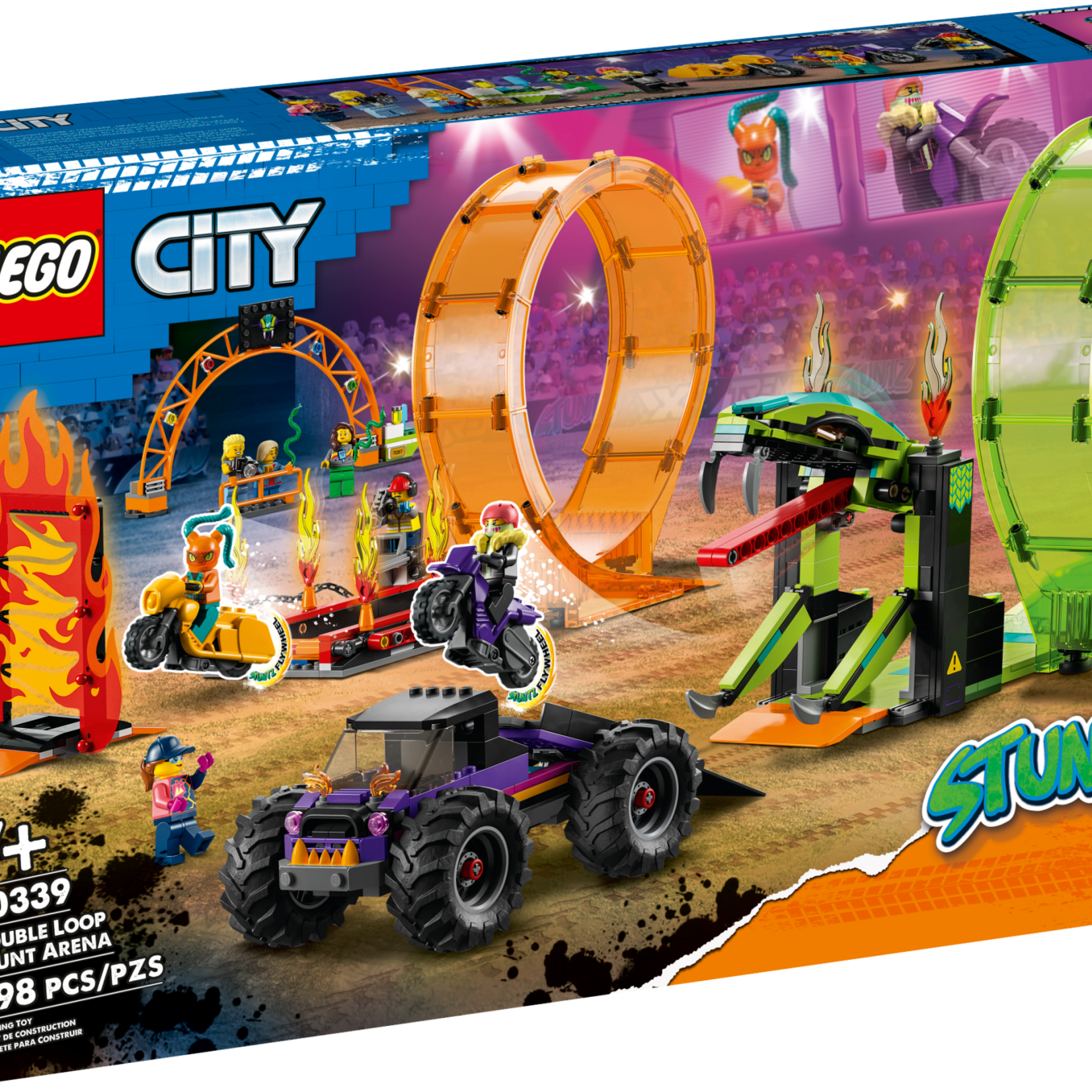 Lego *****Lego 60339 City - L’arène de cascades double boucle