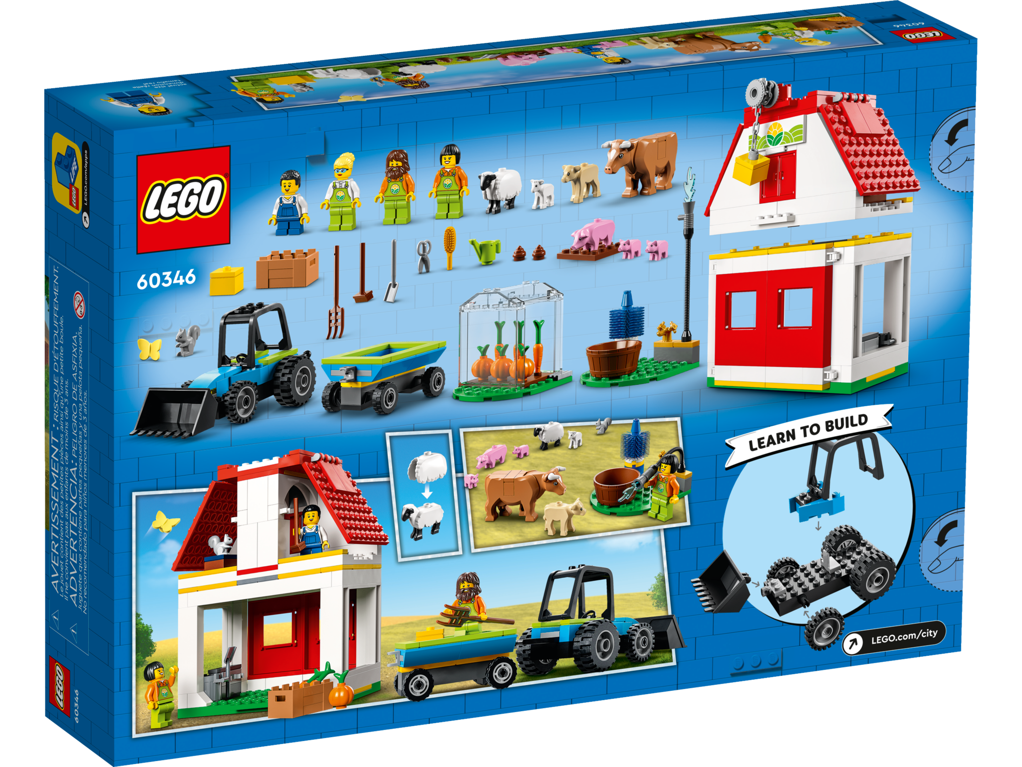Lego Lego 60346 City - La grange et les animaux de la ferme