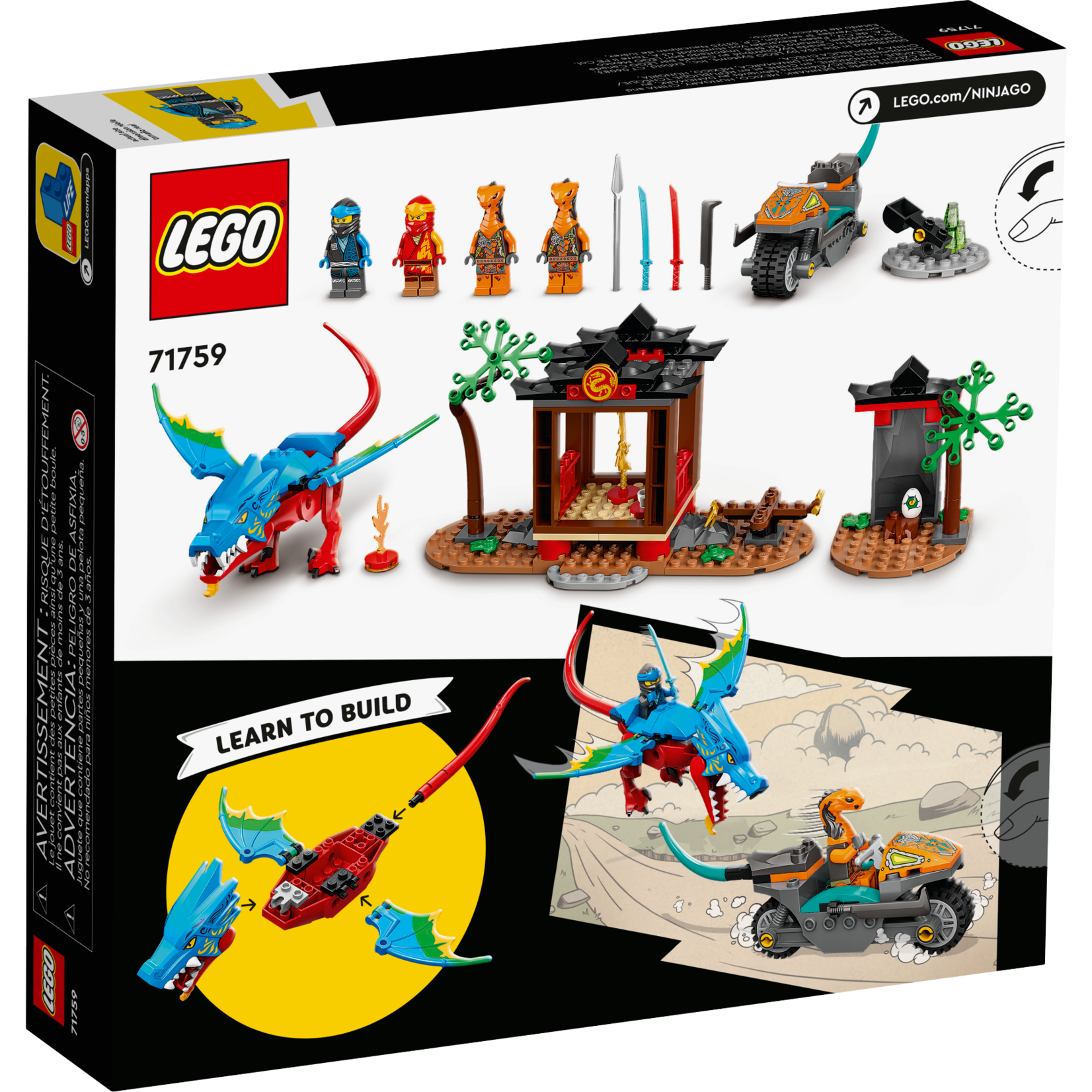 Lego *****Lego 71759 Ninjago - Le temple du dragon ninja