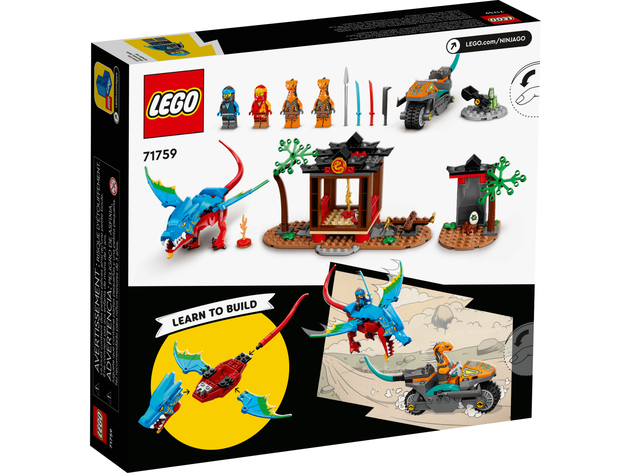 Lego *****Lego 71759 Ninjago - Le temple du dragon ninja