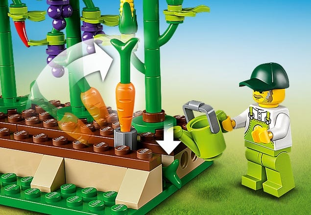 Lego *****Lego 60345 City - Le camion de marché des fermiers