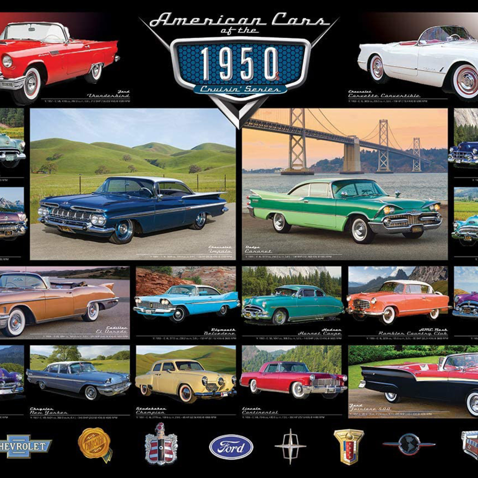 Eurographics Eurographics 1000 - Les voitures Ford 1950