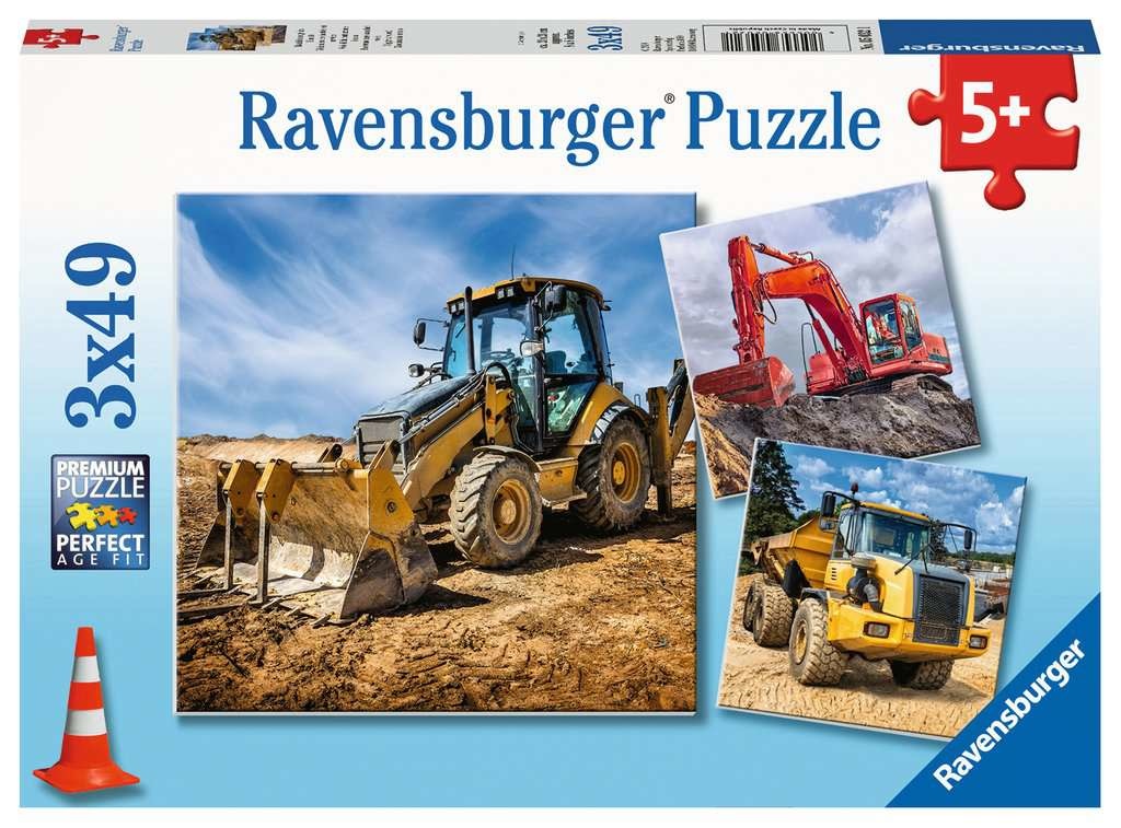 Ravensburger Ravens 3x49 - Véhicules de chantier en service