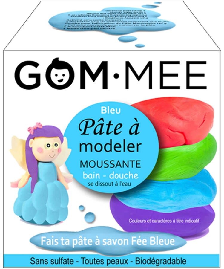 GOM-MEE GOM-MEE - Pâte à modeler moussante - Fée Bleue