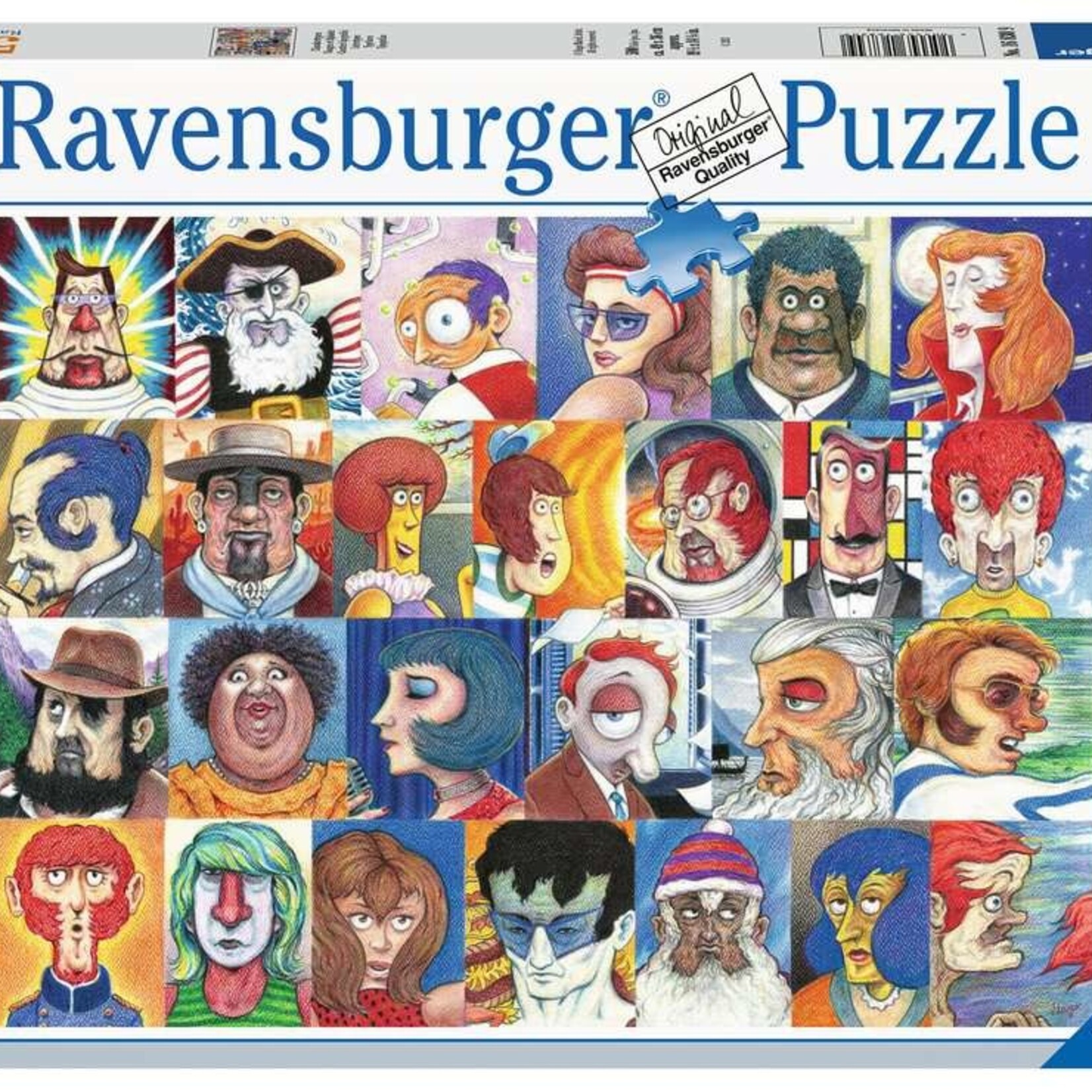Ravensburger Ravens 500 - Visages et alphabet