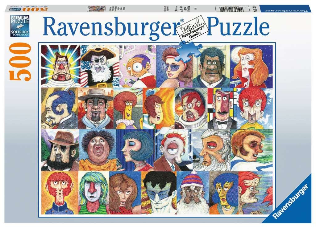Ravensburger Ravens 500 - Visages et alphabet