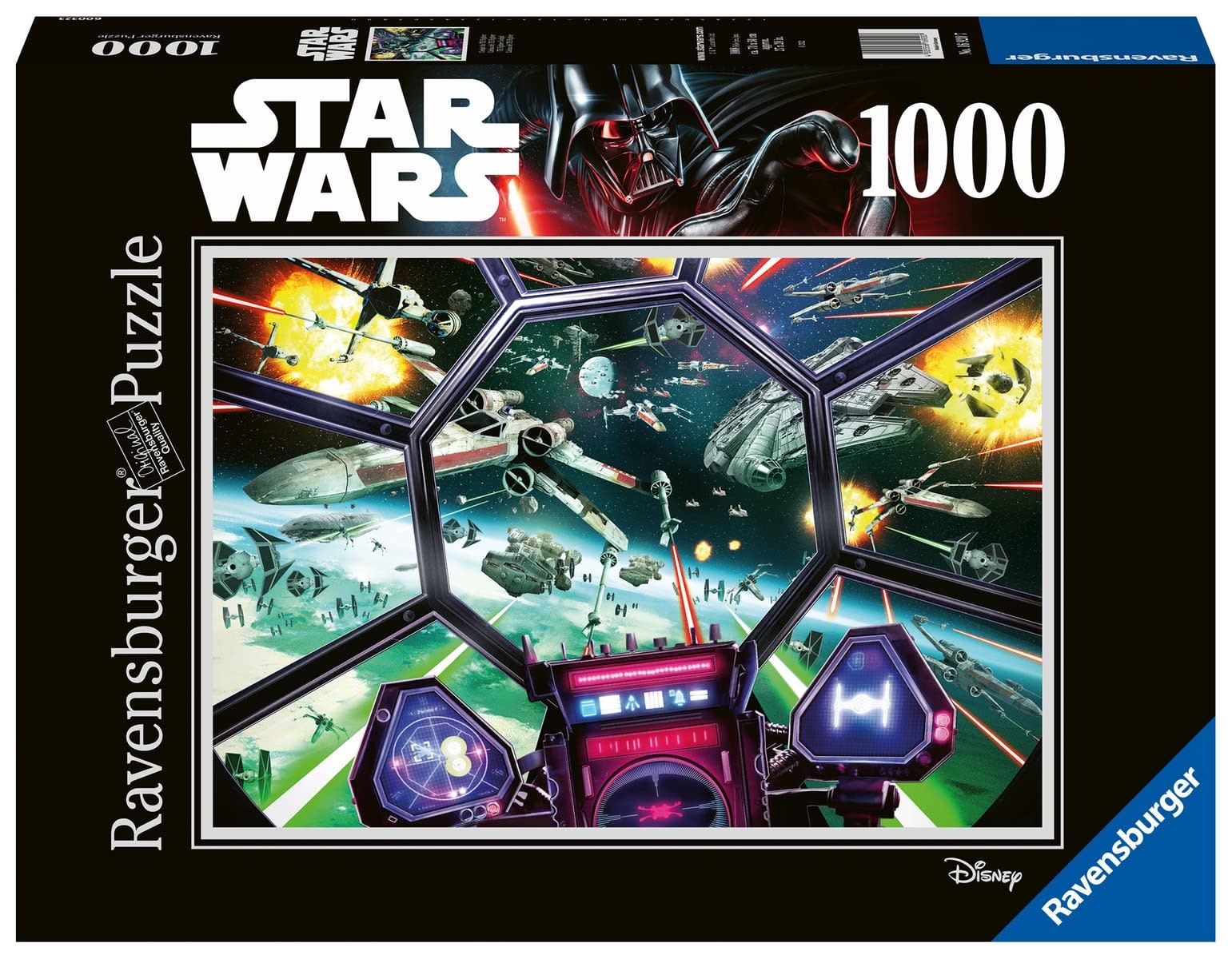 Ravensburger Ravensburger 1000 - Star Wars : Cockpit du TIE Fighter