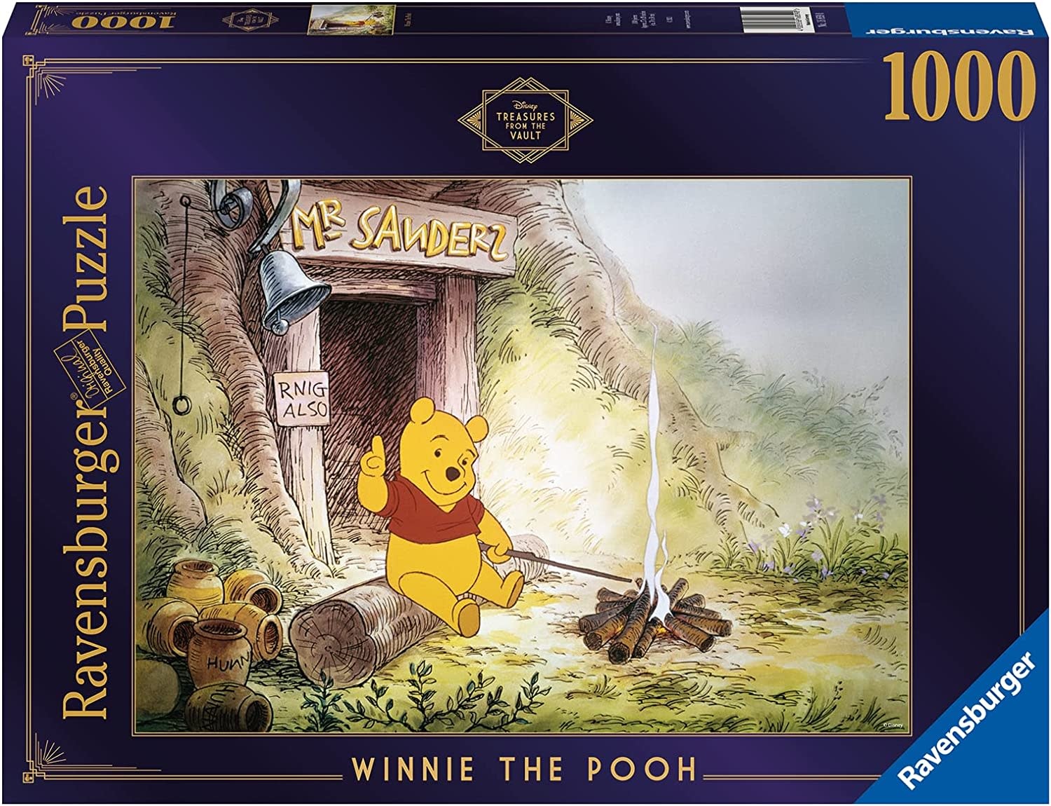 Ravensburger Ravensburger 1000 - Disney "Treasures from the Vault" : Winnie l'ourson