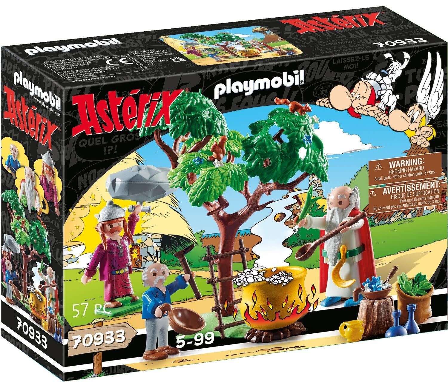 Playmobil Playmobil Astérix 70933 - Panoramix et le chaudron de Potion Magique