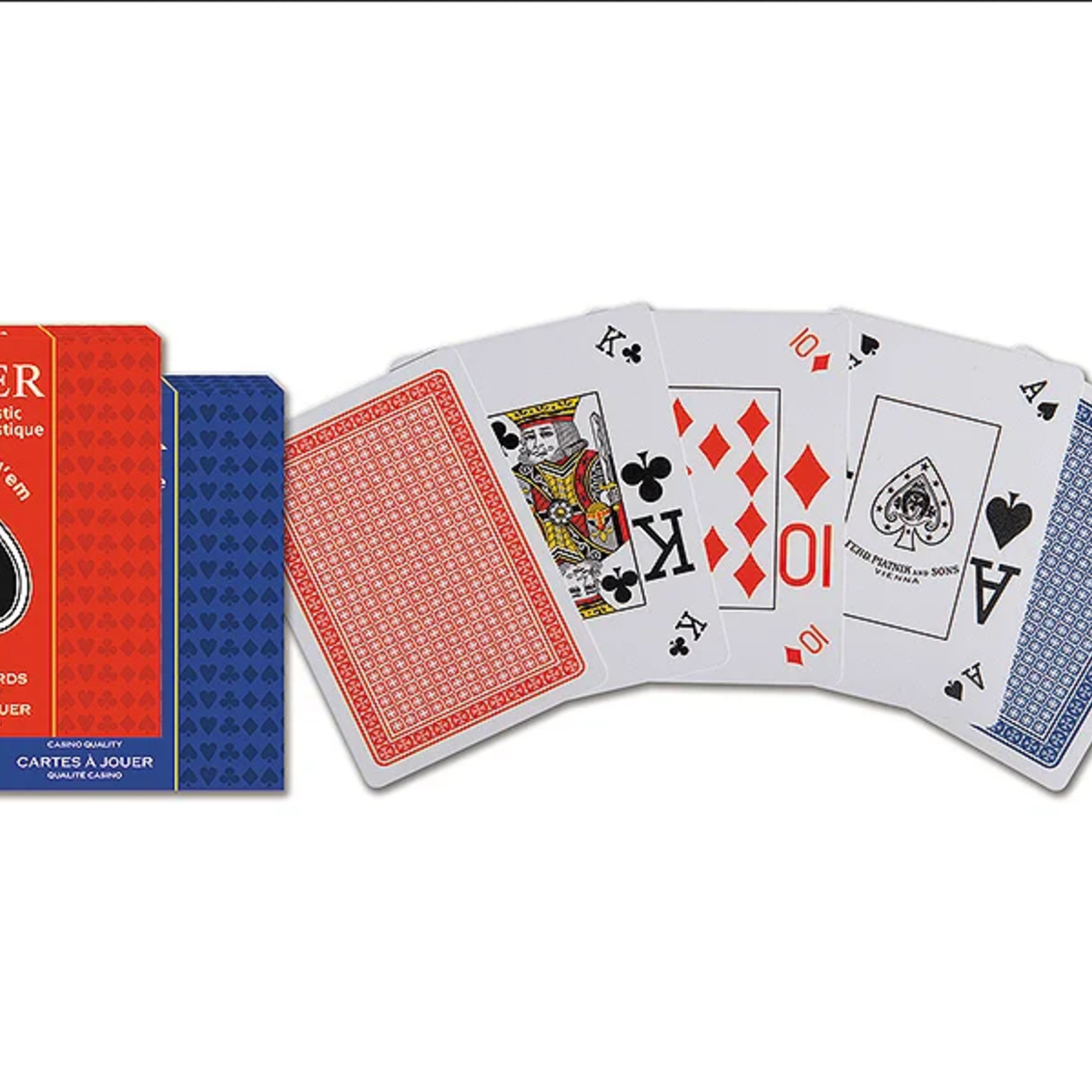 Piatnik Piatnik - Cartes Poker 100% Plastique Texas Hold'Em