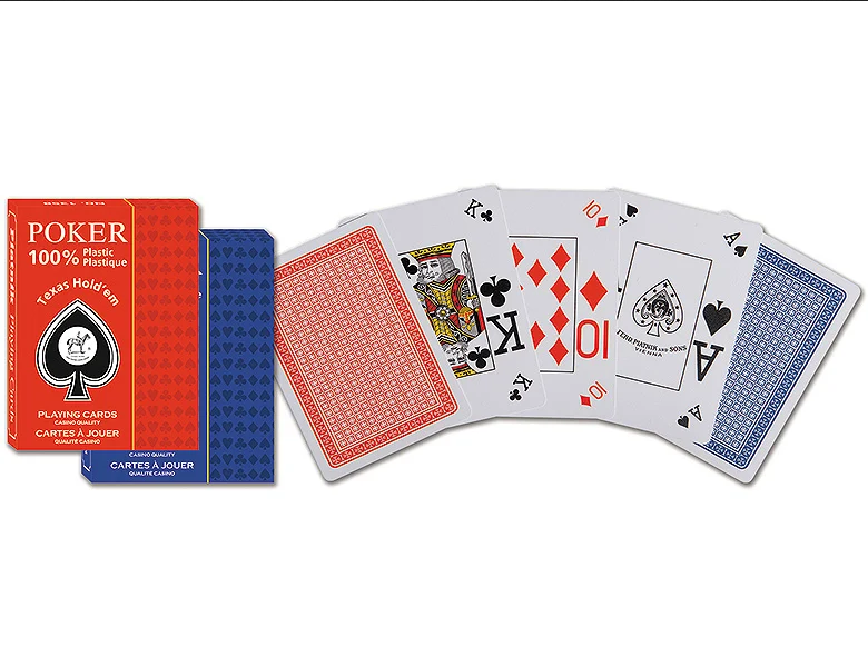 Piatnik Piatnik - Cartes Poker 100% Plastique Texas Hold'Em