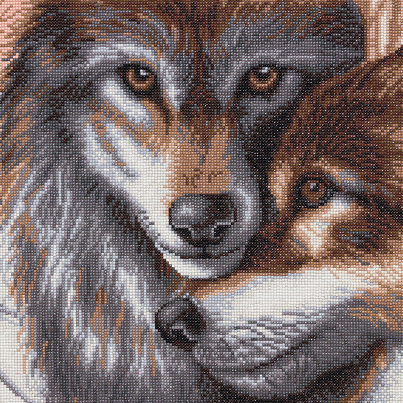 Craft Buddy Craft Buddy - Crystal Art - Wolves:  A Winter's Tale (50 x 40cm)