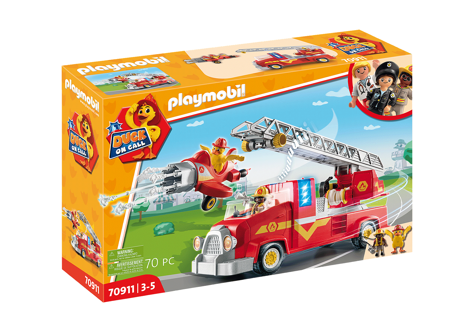 Playmobil pompiers en francais La maternelle visite les pompiers