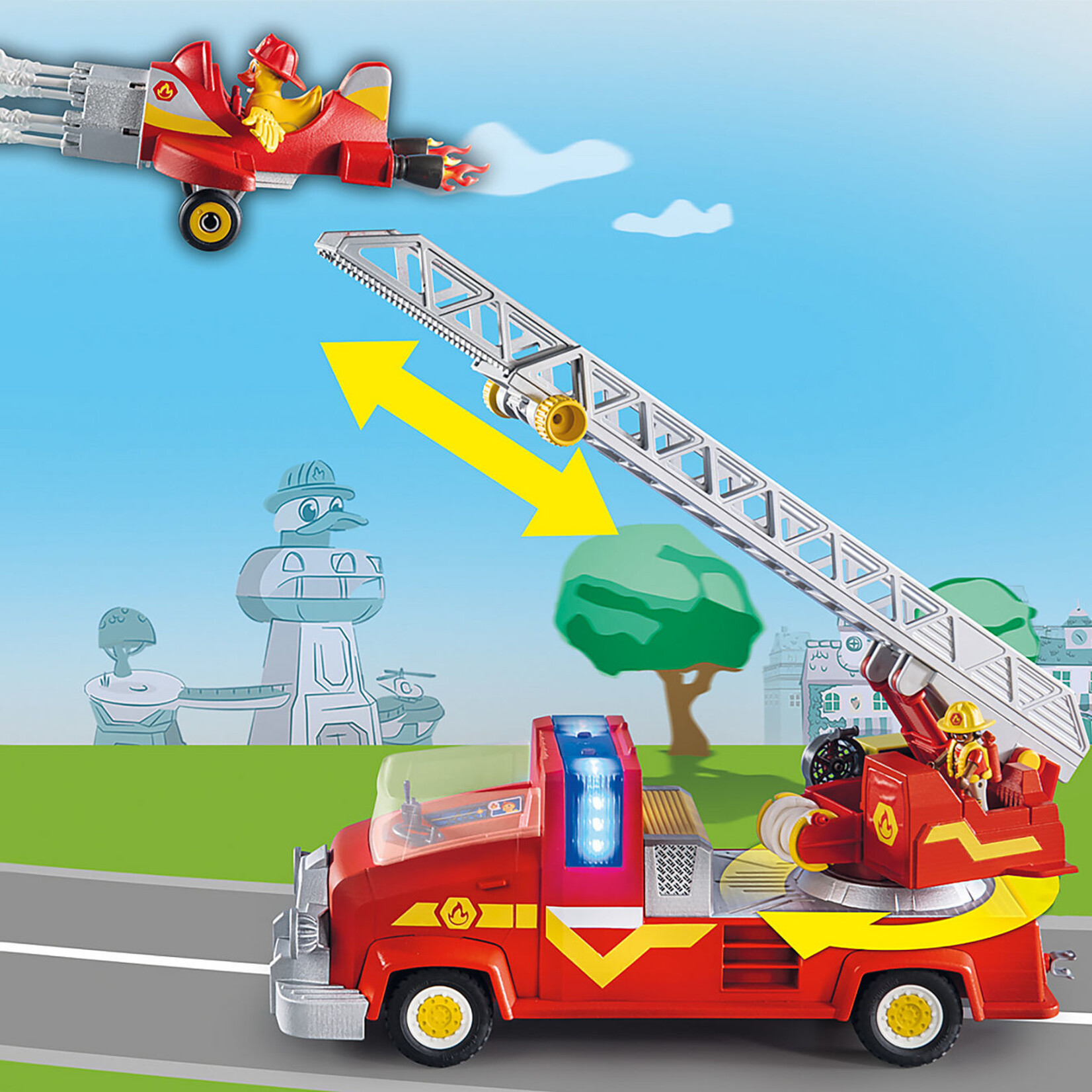 Playmobil *****Playmobil 70911 - Duck on Call - Camion de pompier
