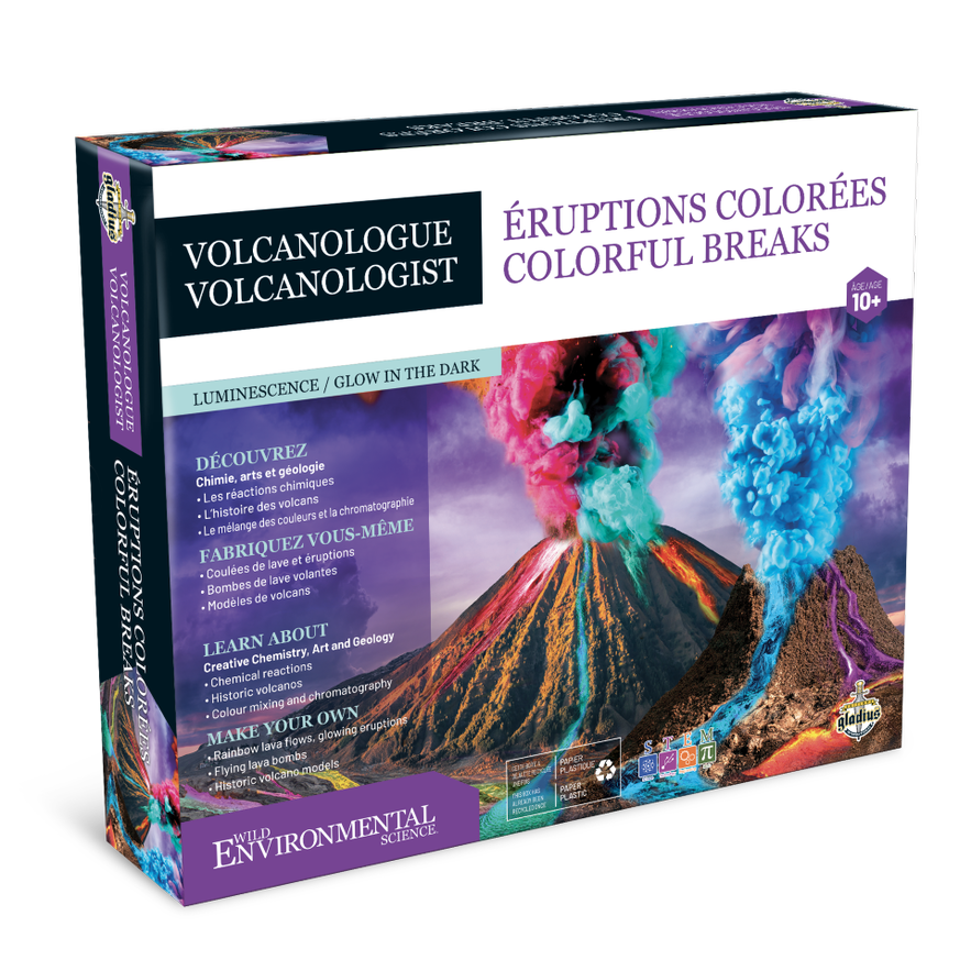 Gladius WES Volcanologue - Éruptions colorées