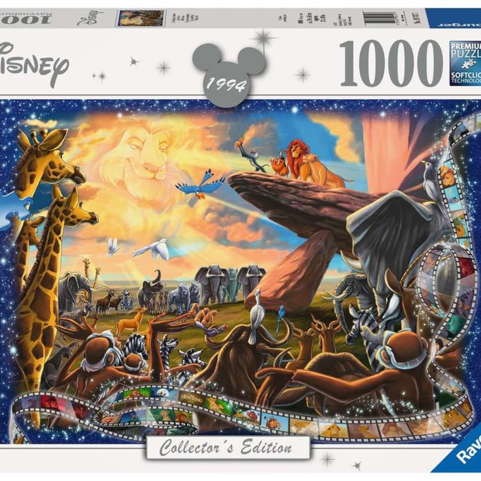 Ravensburger Ravensburger 1000 - Disney Collector's Edition : Le  Roi Lion
