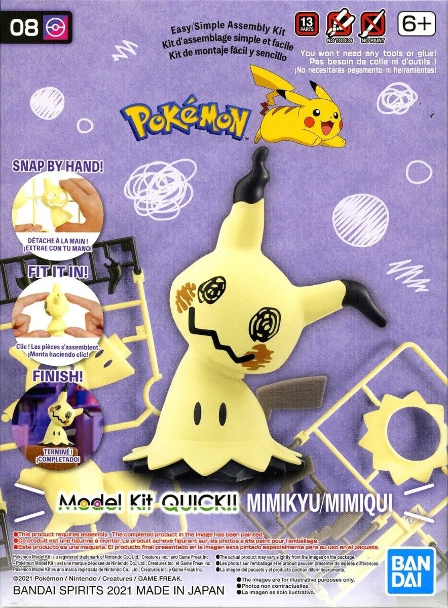 Bandai Bandai - Pokémon Model Kit QUICK!! #08 - Mimikyu/Mimiqui