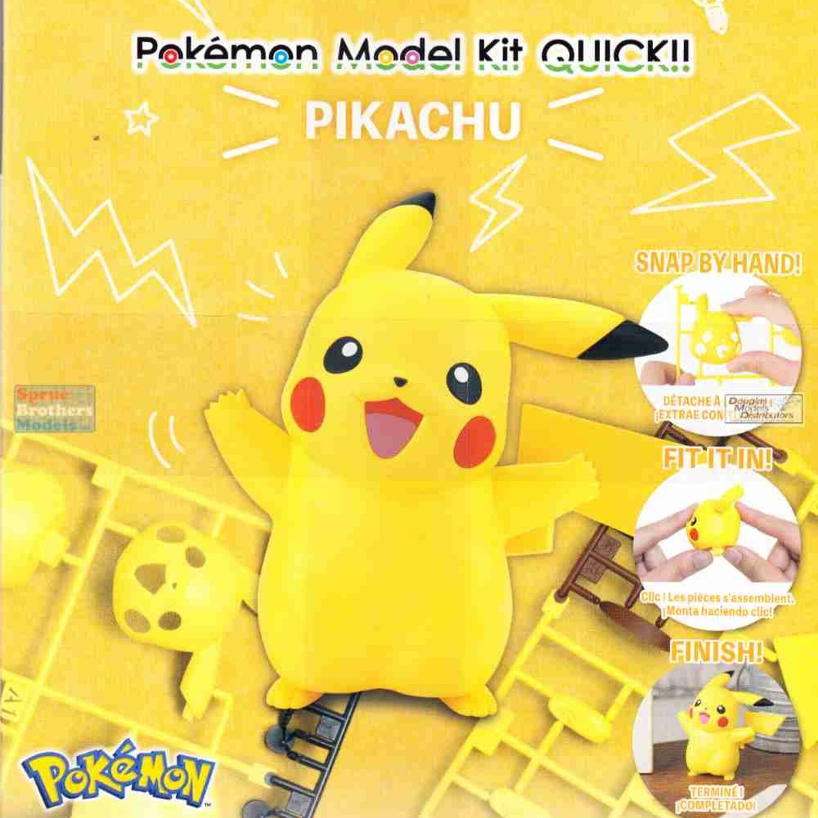 Bandai Bandai - Pokémon Model Kit QUICK!! #01 - Pikachu