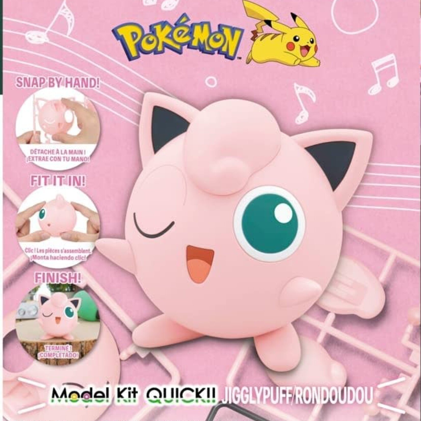 Bandai Bandai - Pokemon Model Kit QUICK!! #09 - Jigglypuff/Rondoudou