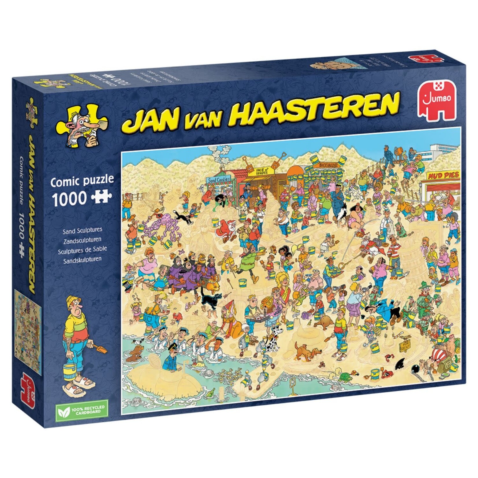 Jumbo Jan Van Haasteren 1000 - Sculptures de sable