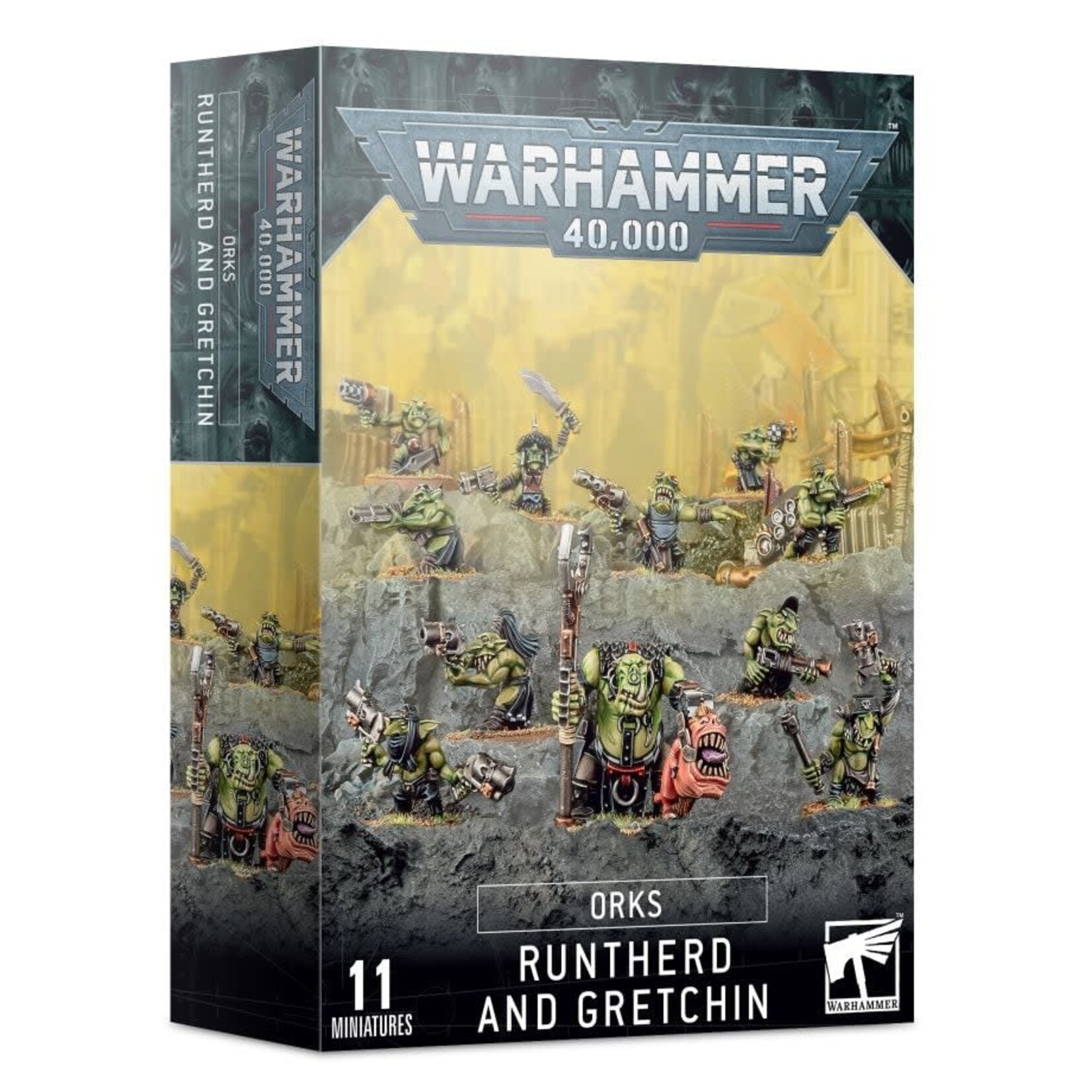 Games Workshop W40K Orks - Runtherd and Gretchin
