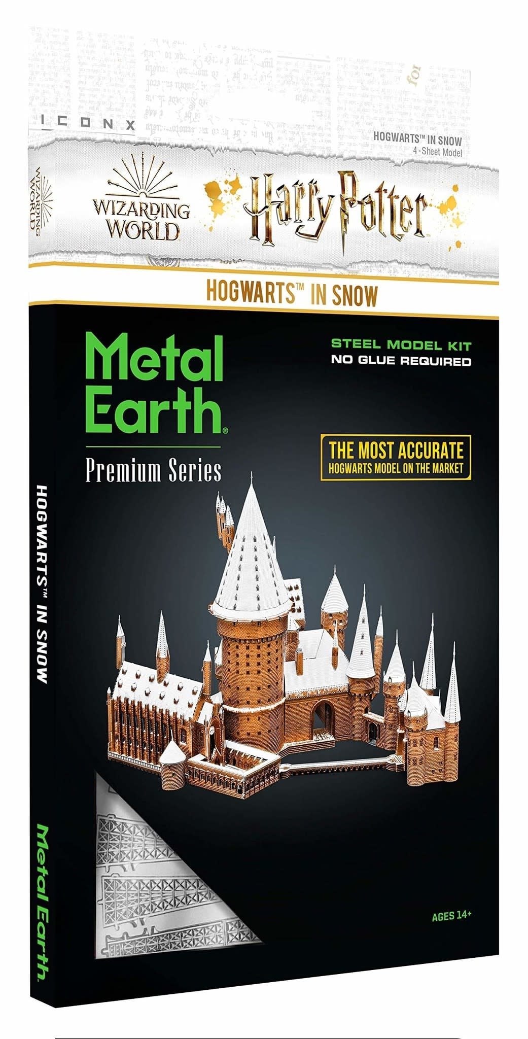 Metal Earth Premium Series - Harry Potter : Hogwarts in Snow - Maitre ...