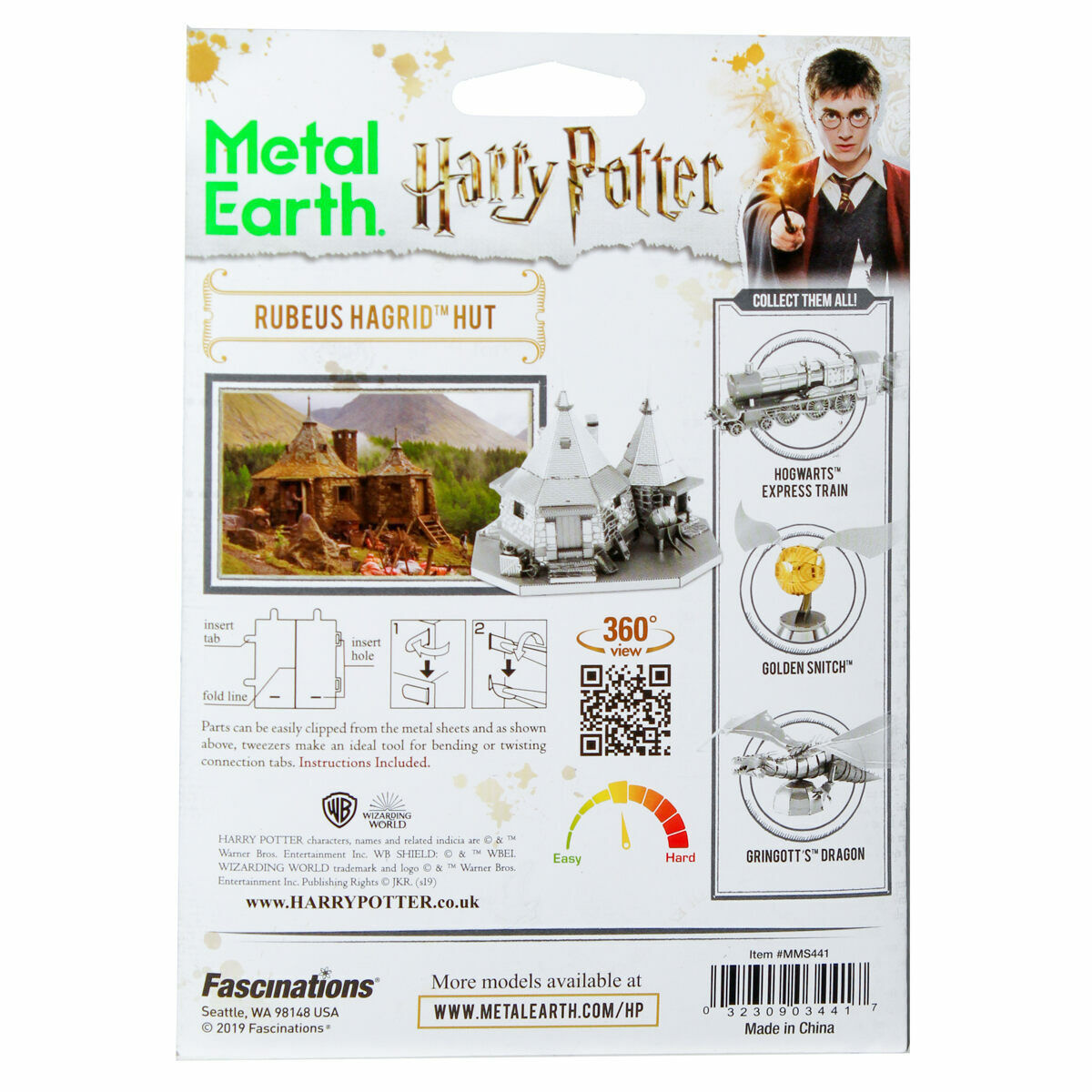 Metal Earth Metal Earth - Harry Potter : Rubeus Hagrid Hut