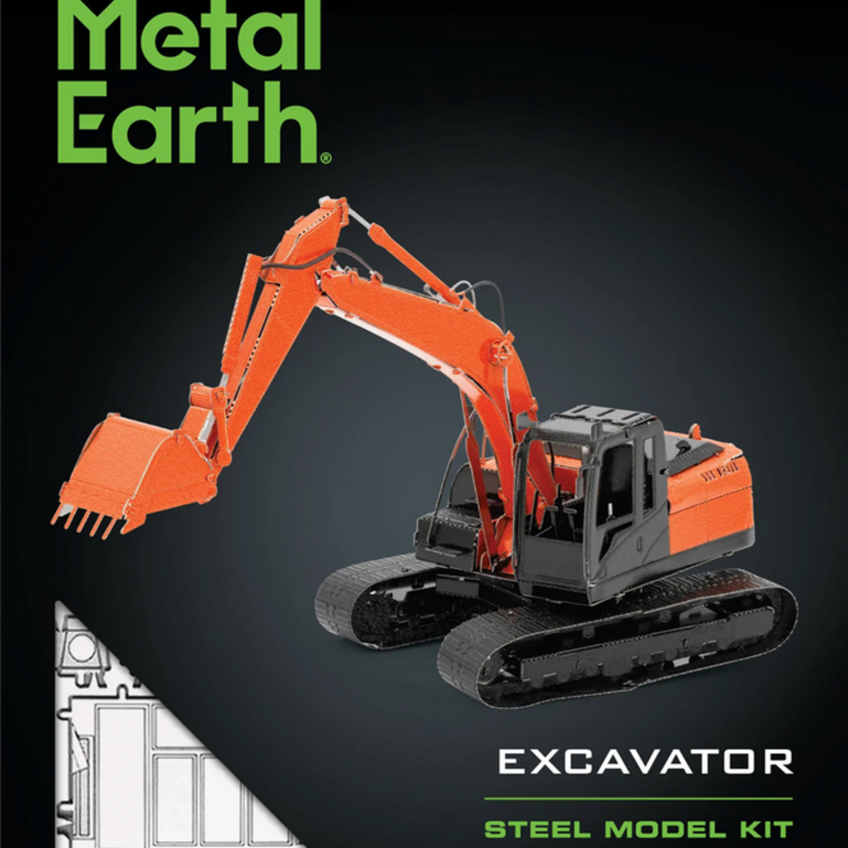 Metal Earth Metal Earth - Excavator (Orange)
