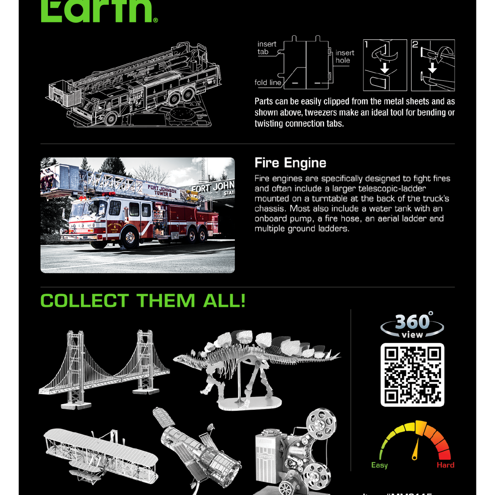 Metal Earth Metal Earth - Fire Engine