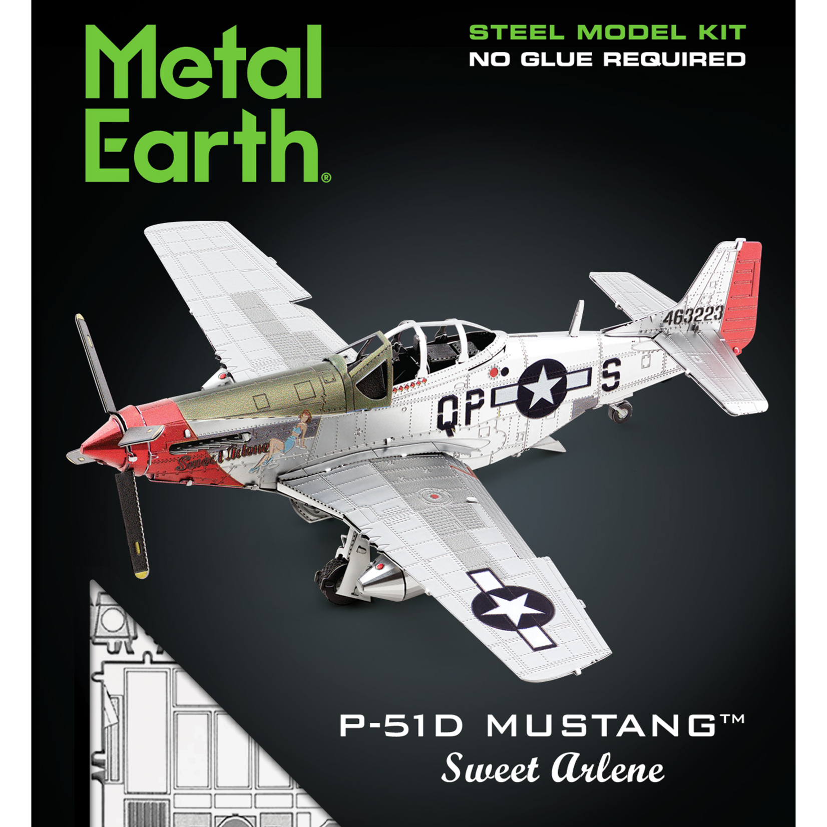 Metal Earth Metal Earth - P-51D Mustang Sweet Arlene