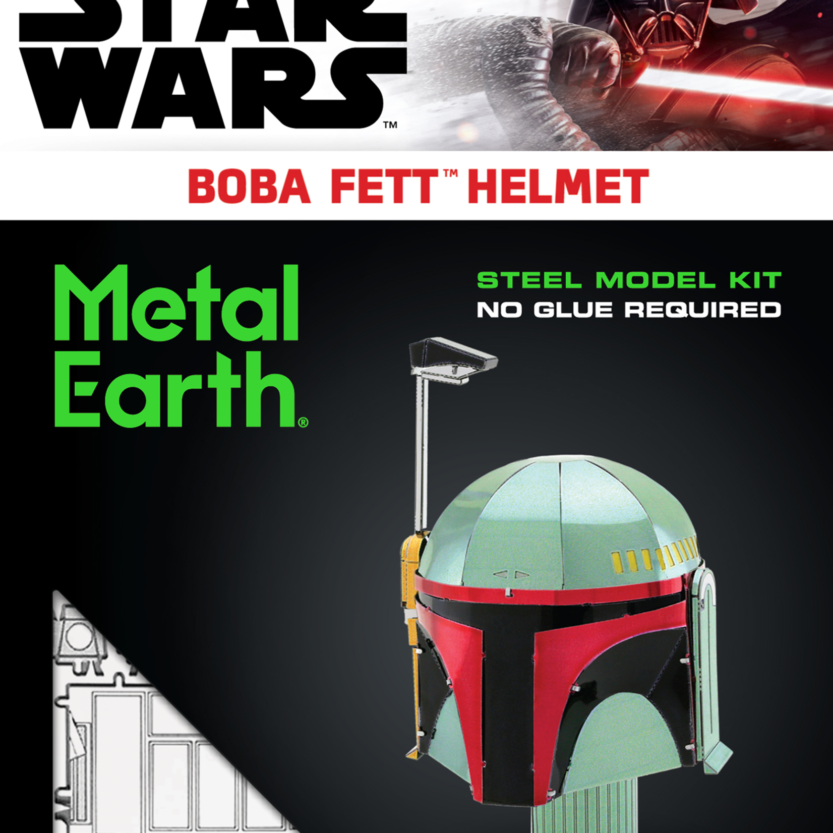 Metal Earth Metal Earth - Star Wars : Boba Fett Helmet