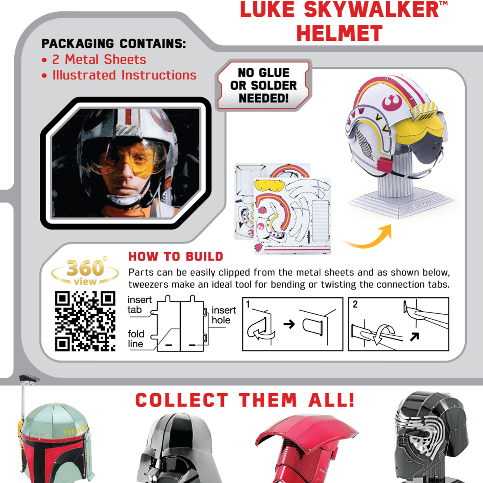 Metal Earth Metal Earth - Star Wars : Luke Skywalker Helmet