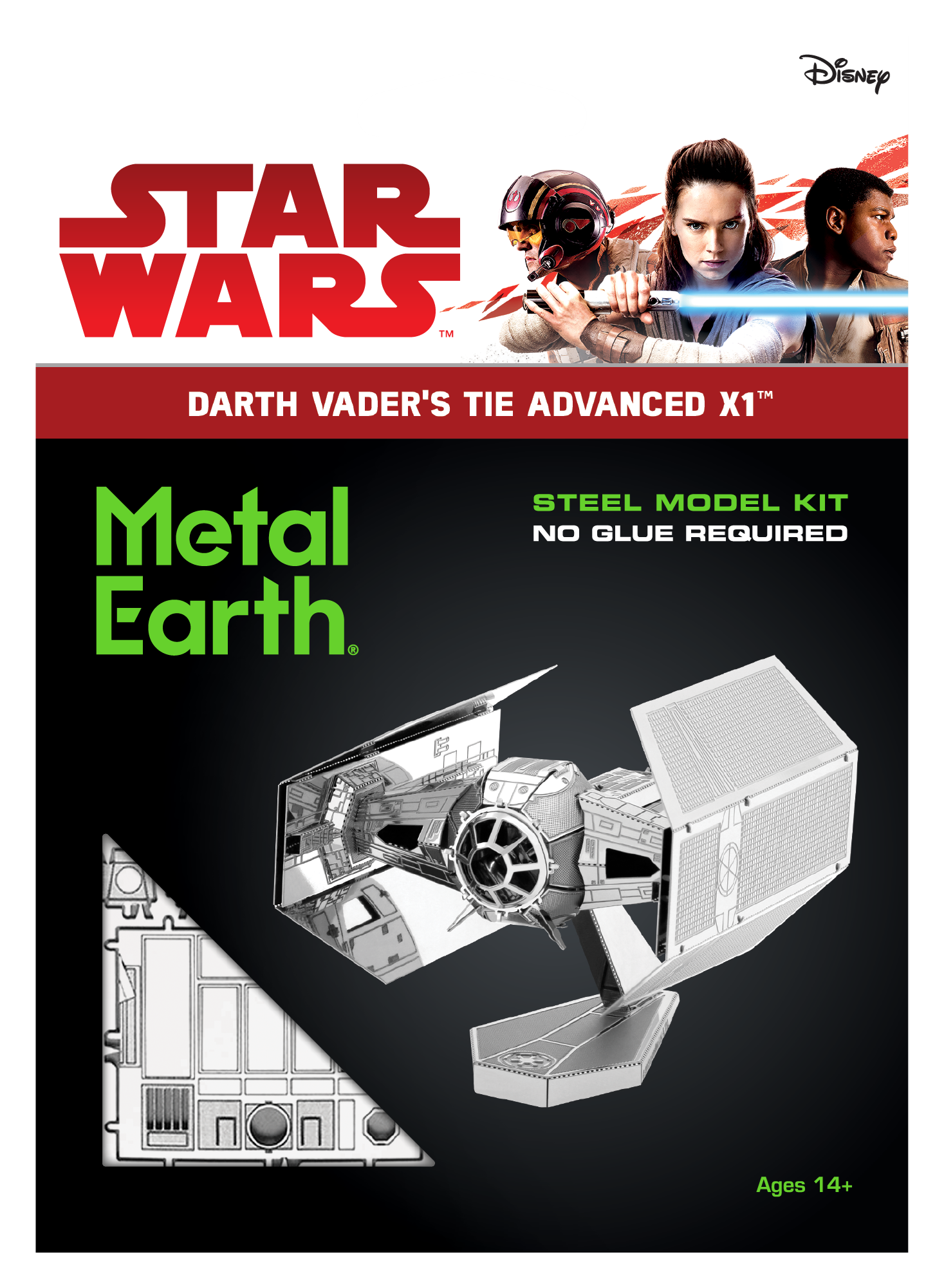 Metal Earth Metal Earth - Star Wars : Darth Vader's Tie Fighter