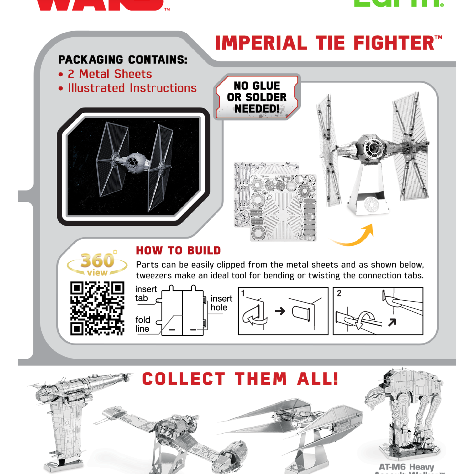 Metal Earth Metal Earth - Star Wars : Imperial TIE Fighter