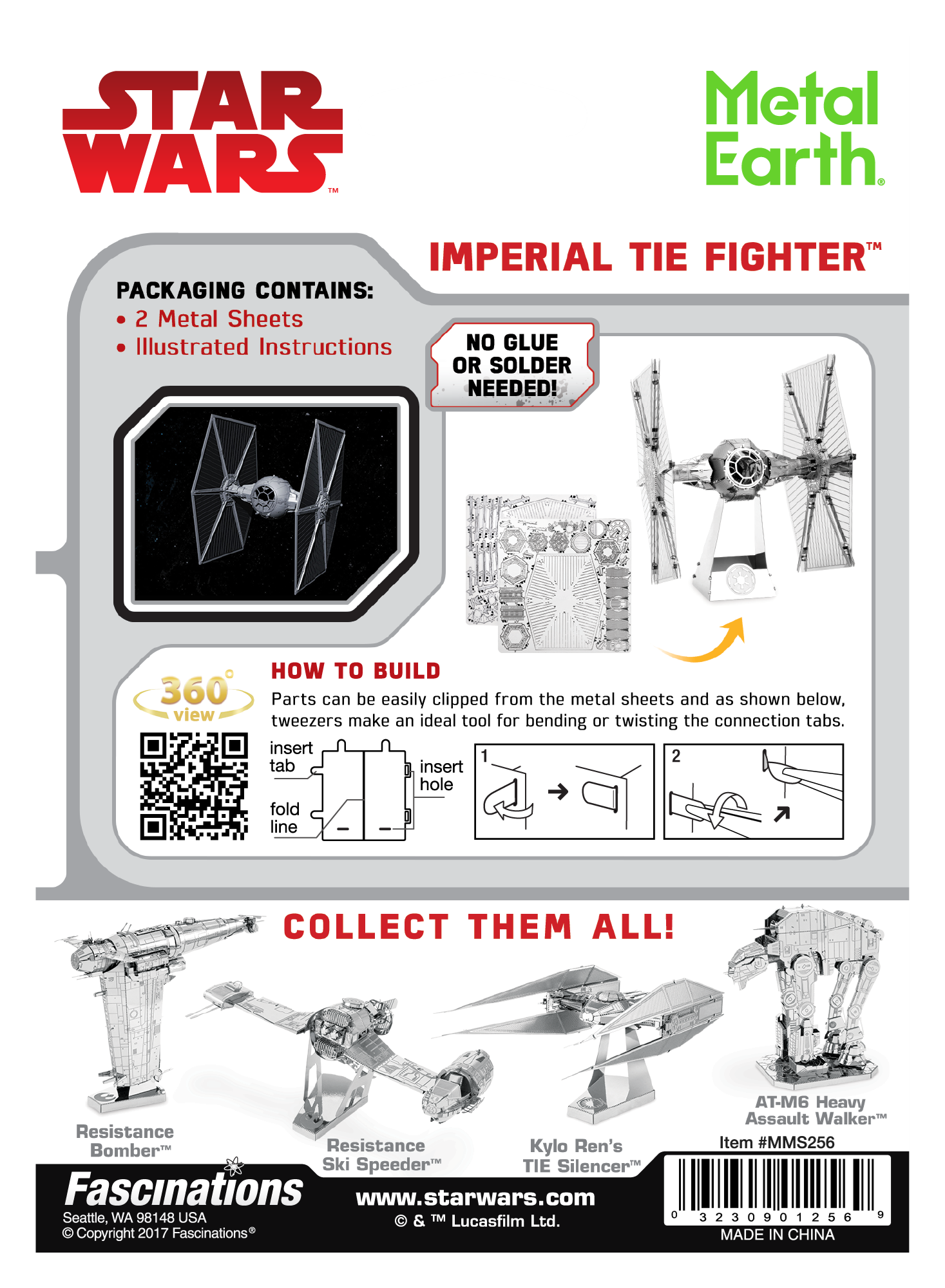 Metal Earth Metal Earth - Star Wars : Imperial TIE Fighter