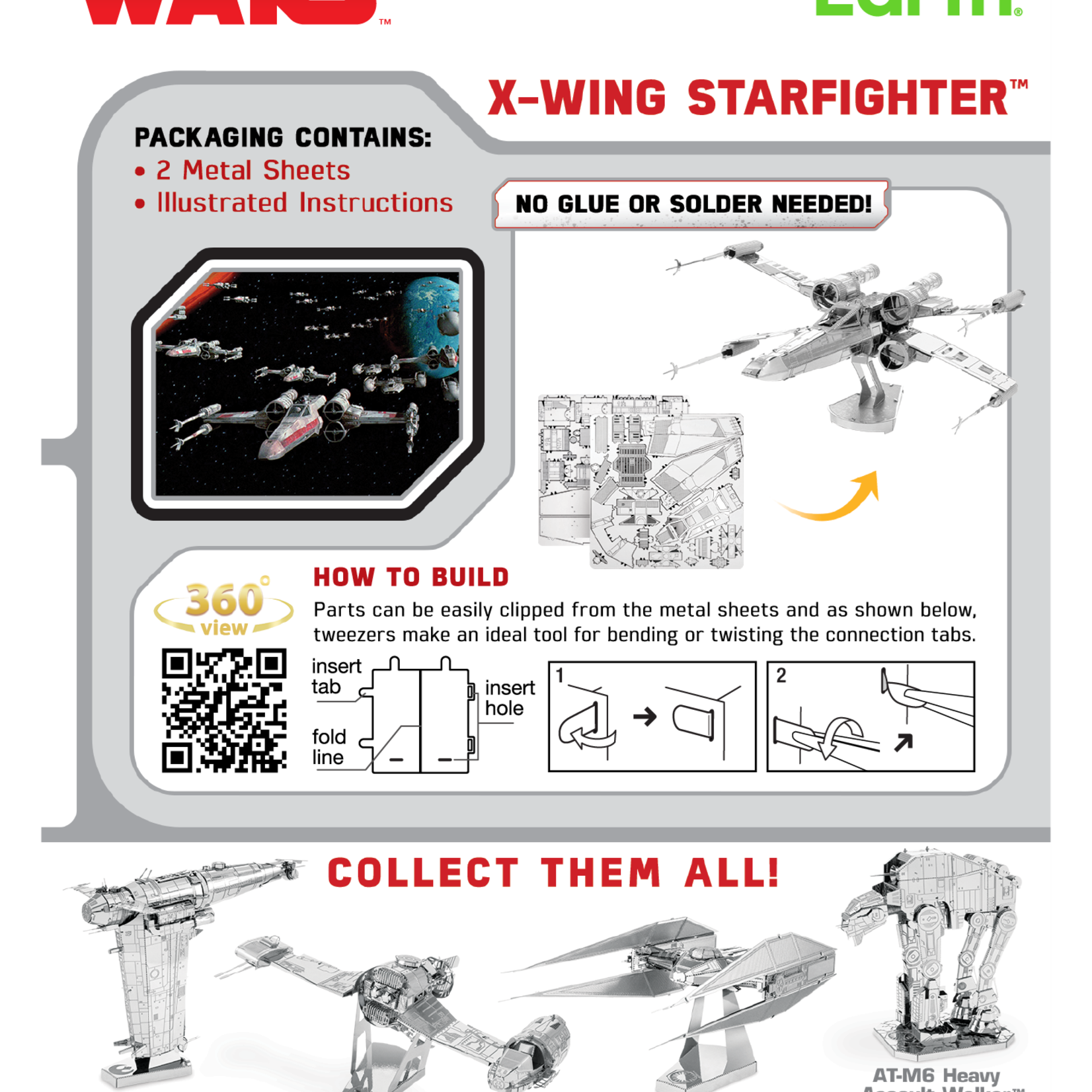 Metal Earth Metal Earth - Star Wars : X-Wing Starfighter