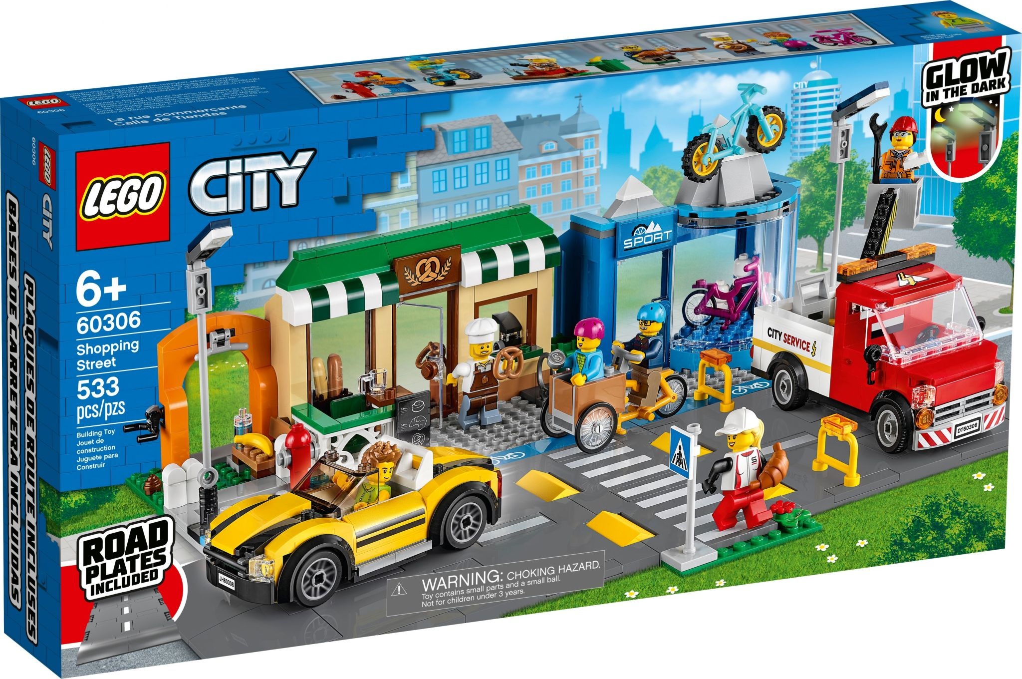 Lego Lego 60306 City - La rue commerçante