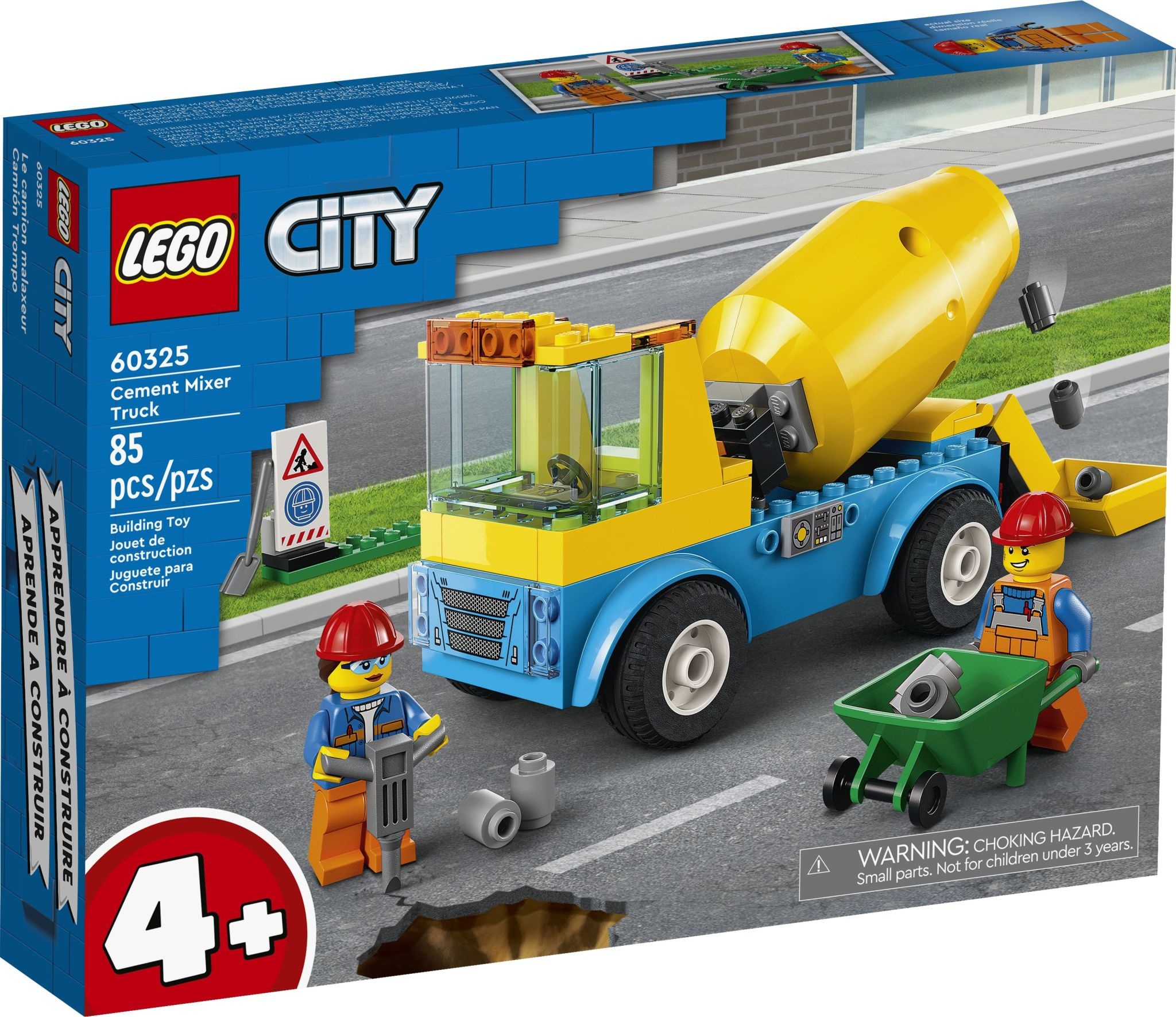 Lego Lego 60325 City - Le camion malaxeur