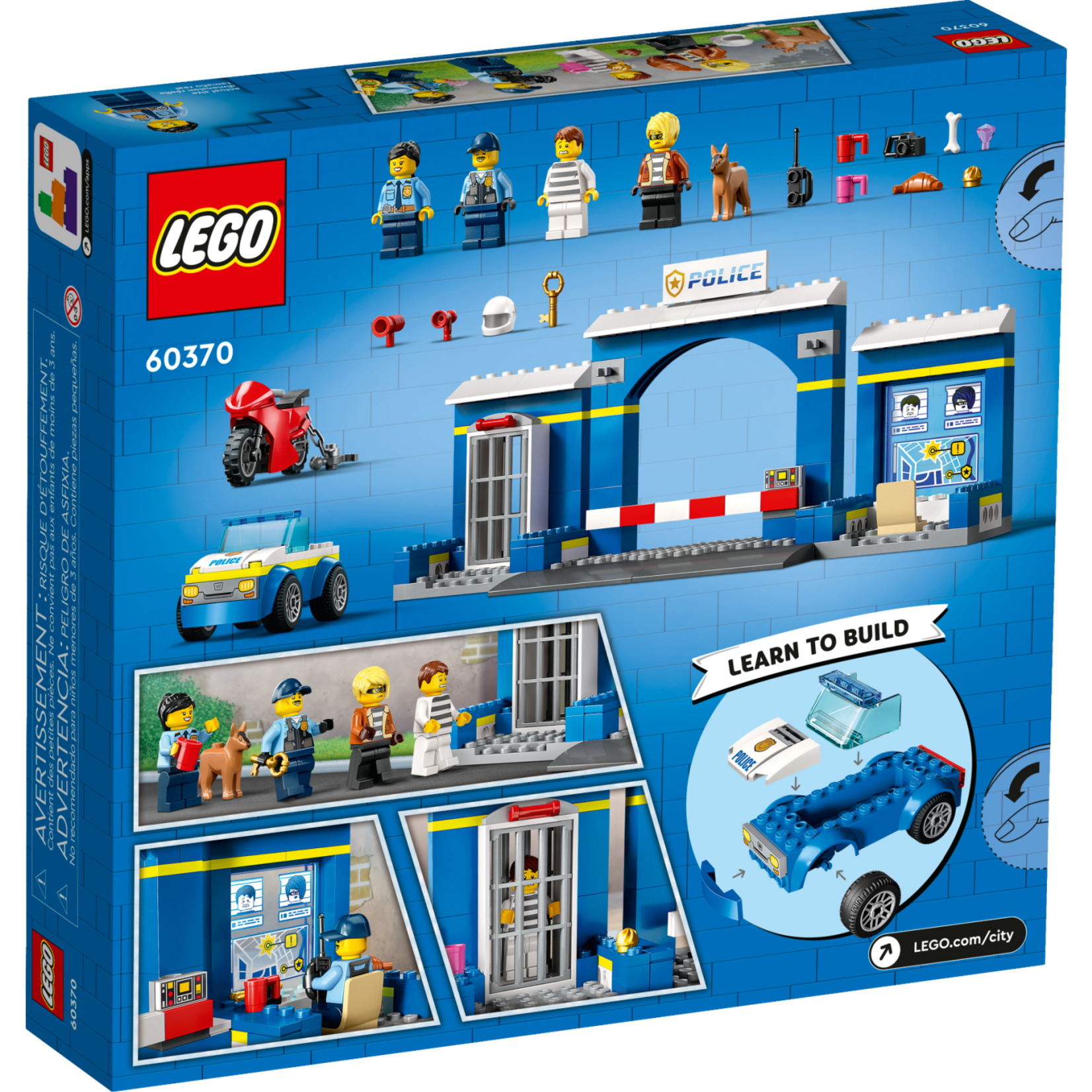 Lego Lego 60370 City - La poursuite au poste de police