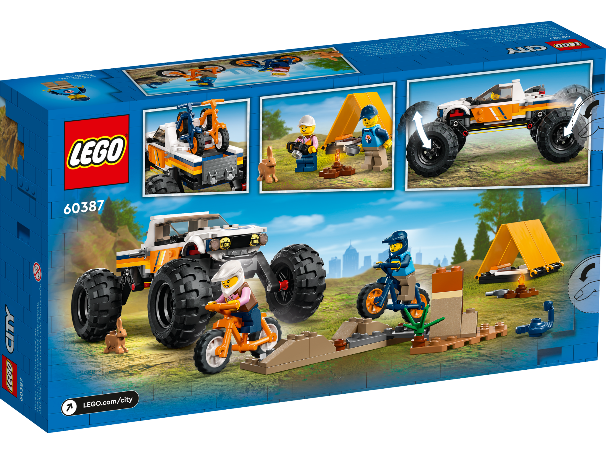 Lego Lego 60387 City - Les aventures en 4X4 tout-terrain