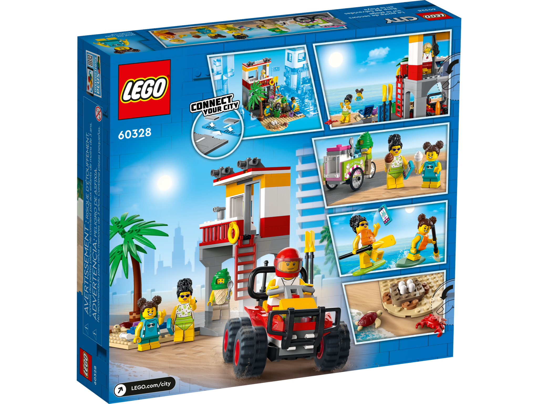 Lego Lego 60328 City - Le poste de secours sur la plage