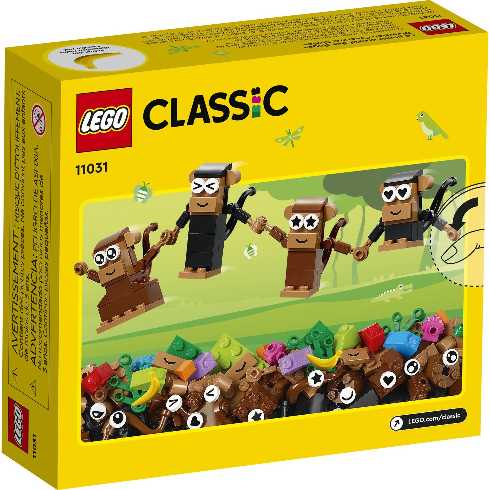 Lego 11031 Classic - Le plaisir cr?�atif des singes - Maitre des Jeux