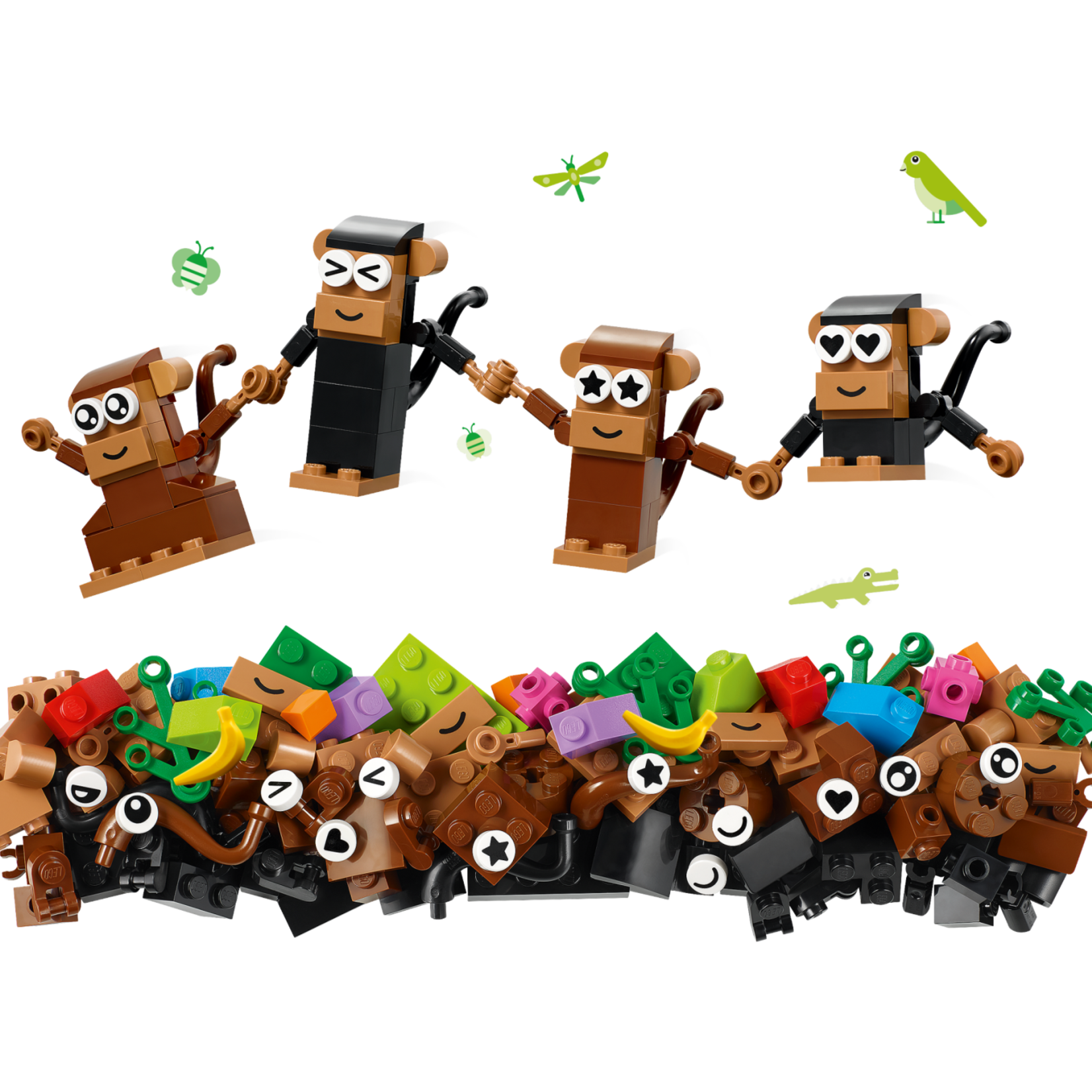 Lego Lego 11031 Classic - Le plaisir créatif des singes