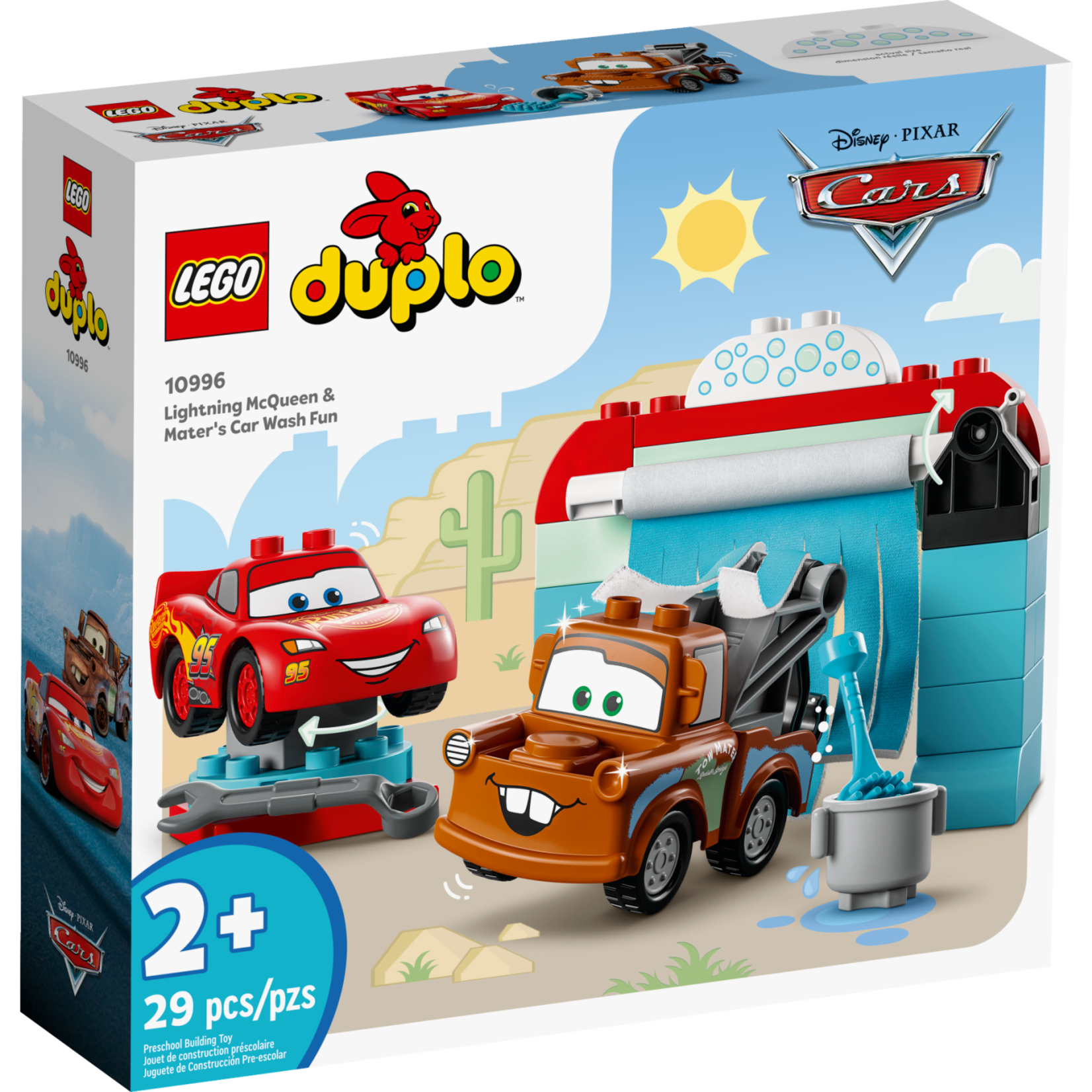 Lego Lego 10996 Duplo - Le lave-auto amusant de Flash McQueen et Mater