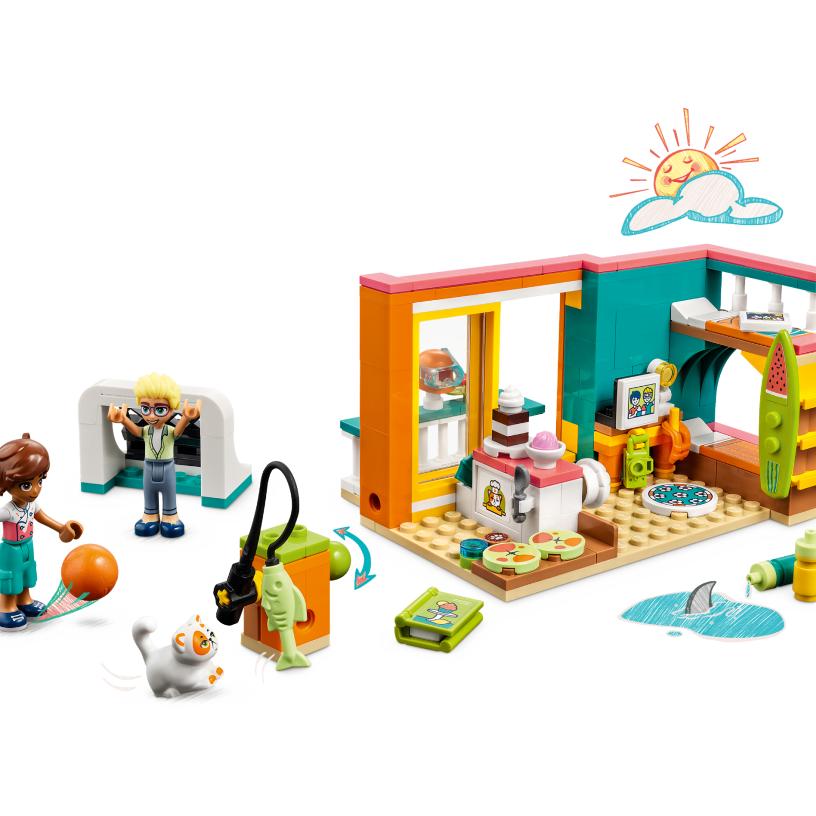 Lego Lego 41754 Friends - La chambre de Leo
