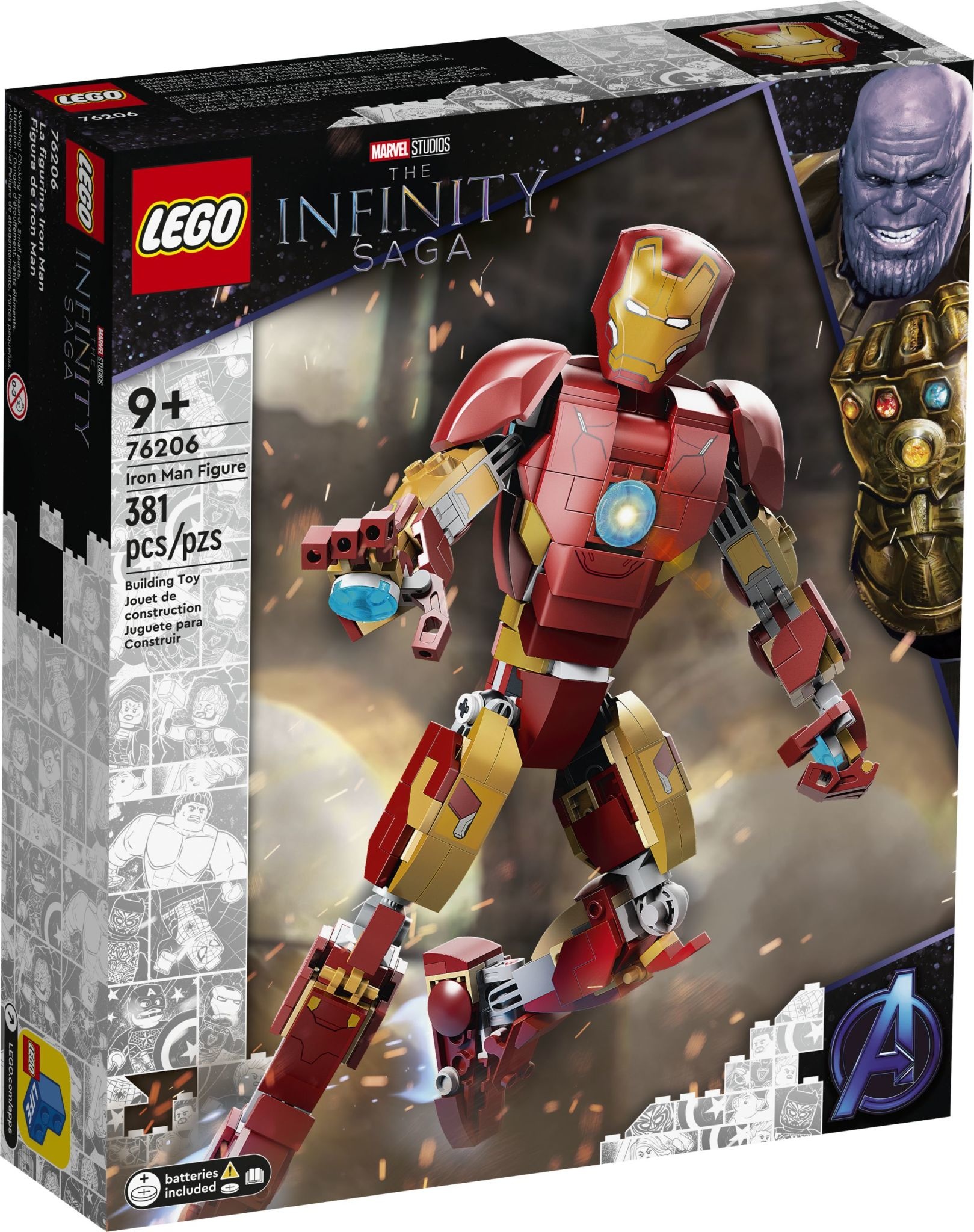 Lego 76206 Marvel - La figurine Iron Man - Maitre des Jeux