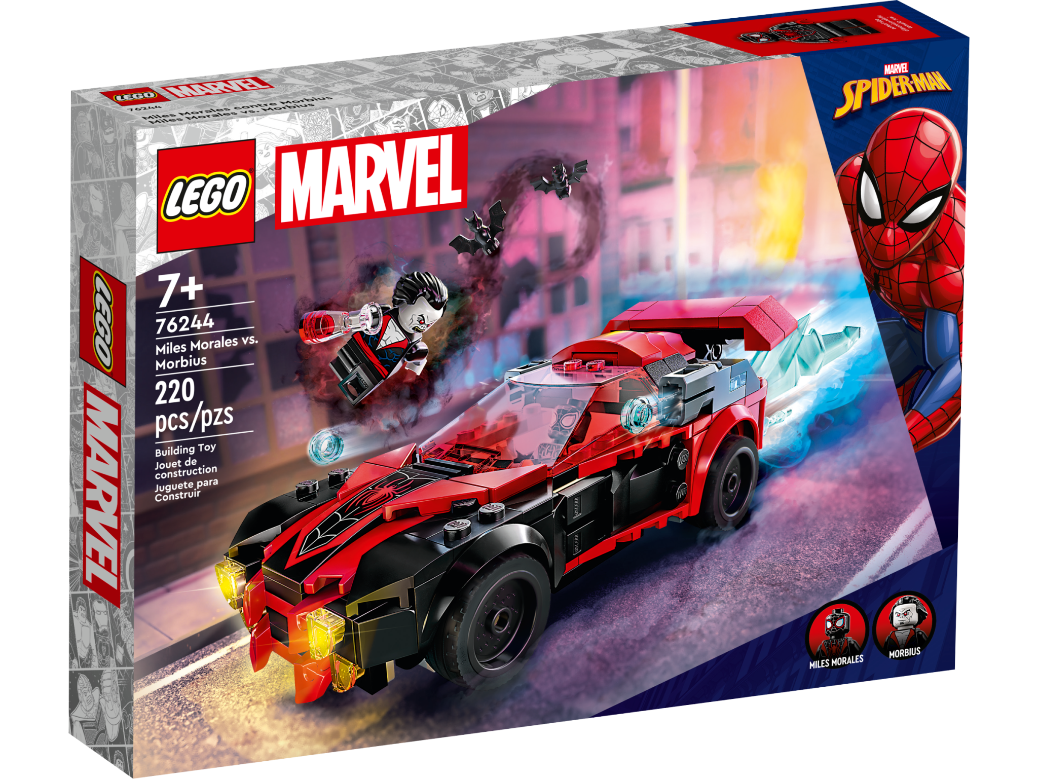 Lego Lego 76244 Marvel - Miles Morales contre Morbius