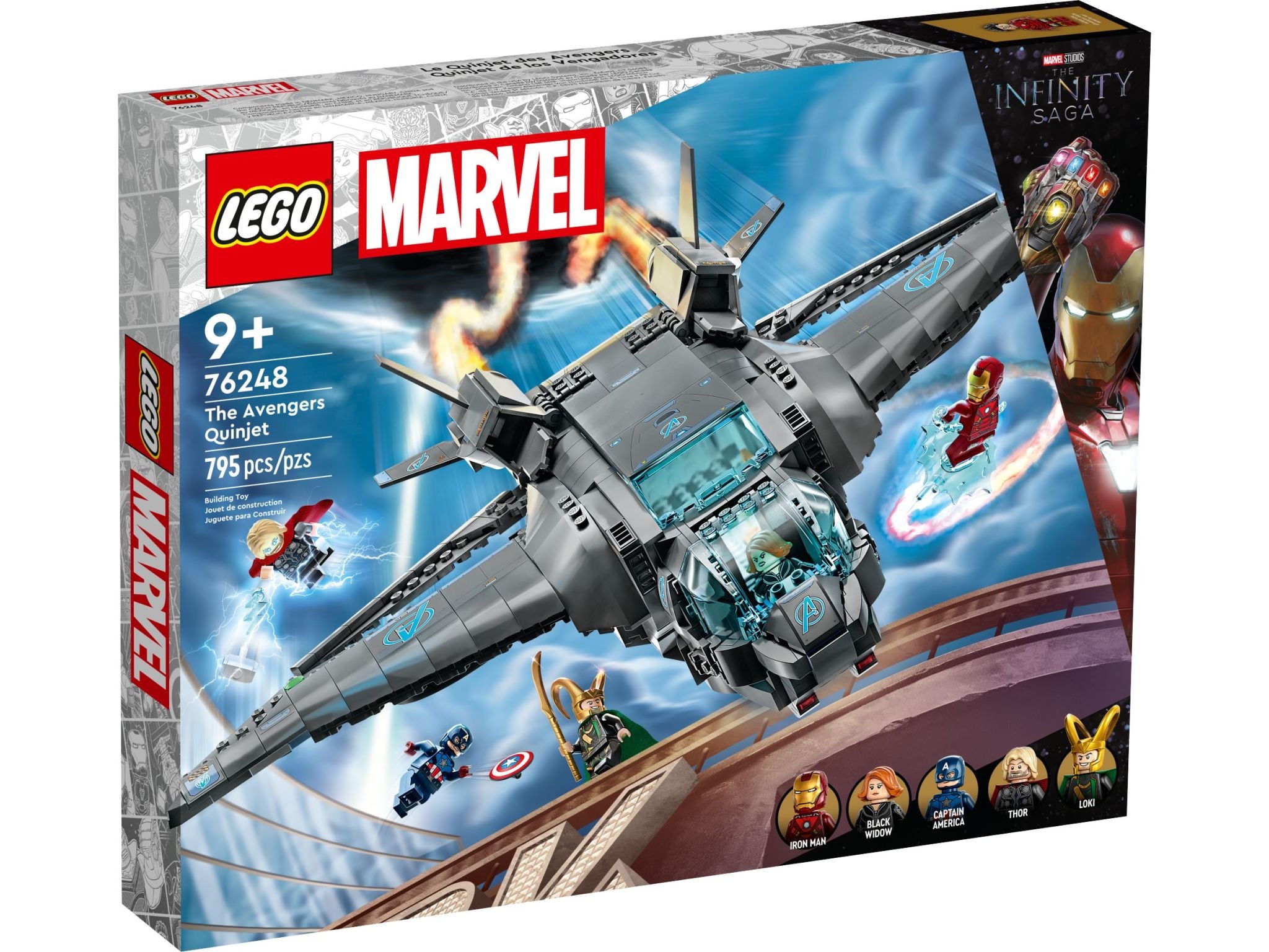 Lego Lego 76248 Marvel - Le Quinjet des Avengers
